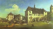 Bernardo Bellotto Courtyard of the Castle at Kaningstein from the South. oil